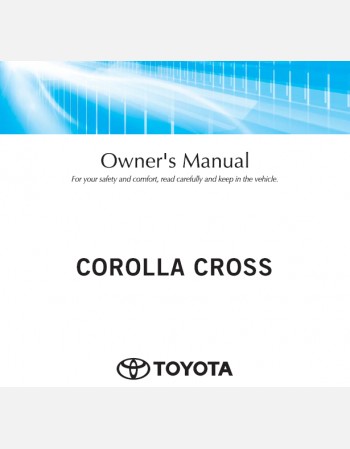 toyota corolla cross 2024 owners manual